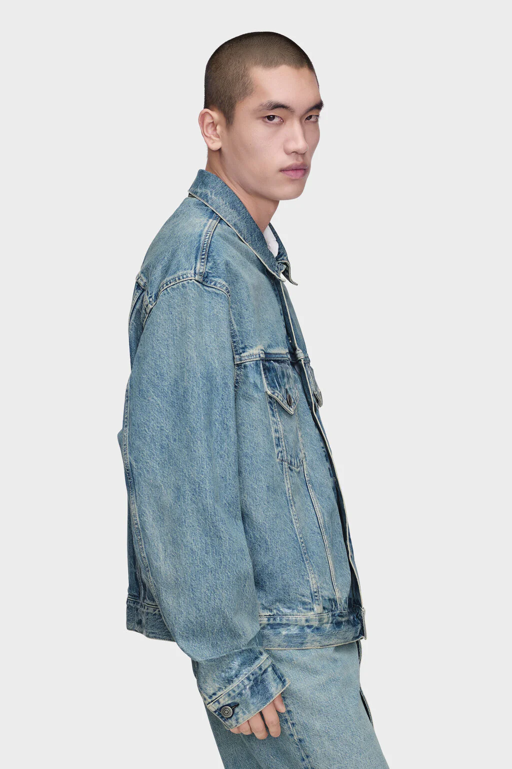 Taped Denim Jacket - Image 2