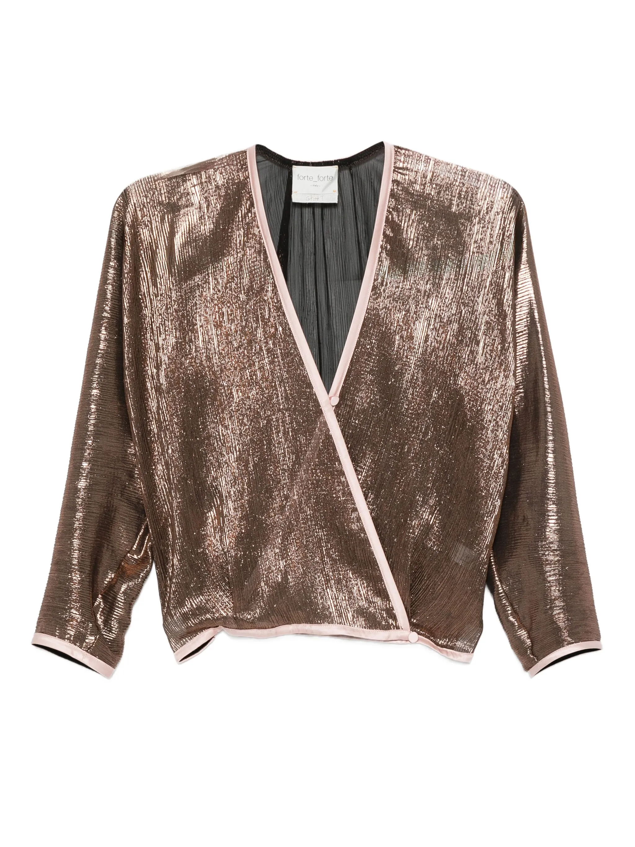 Froisse lame kimono Shirt (Final Sale) - Image 3