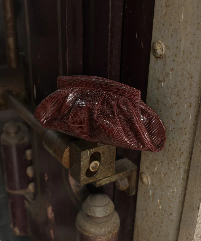 Tina in Lizard Burgundy - Image 3