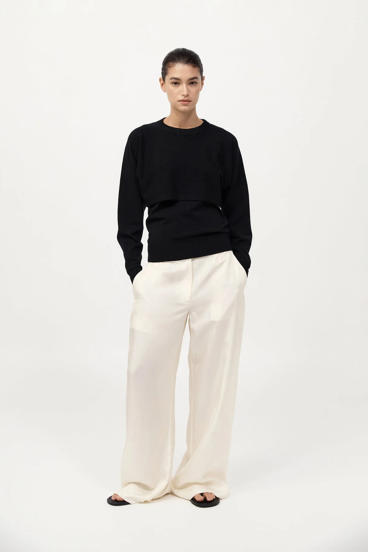 Two Piece Jumper Black - Image 4