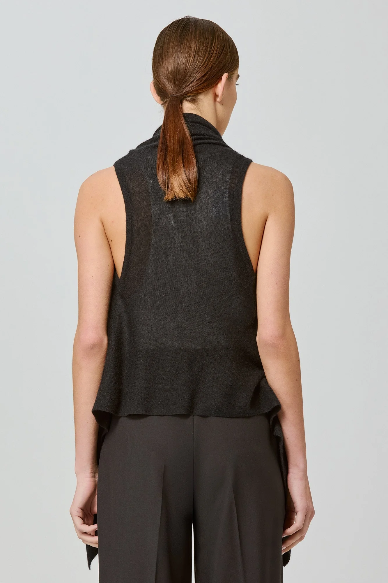 Two Ways Poncho Cardi Black - Image 4