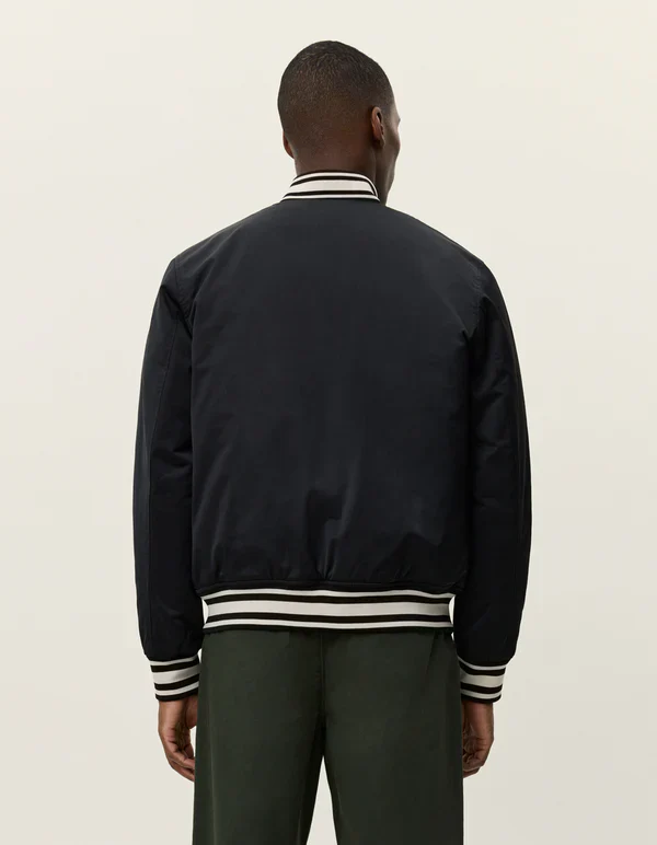 Varsity Tech Jacket Black - Image 2