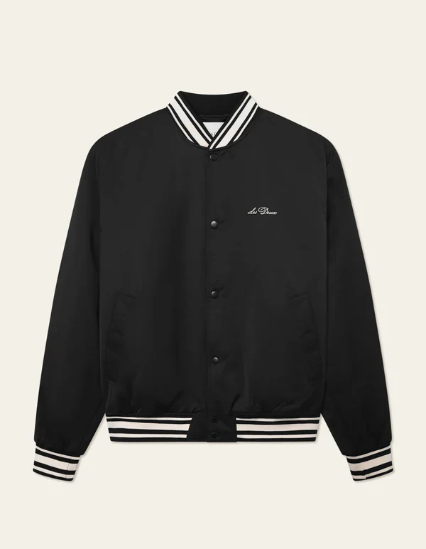 Varsity Tech Jacket Black - Image 4