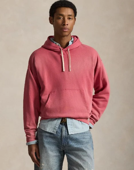Vintage Fit Fleece Hoodie - Image 2