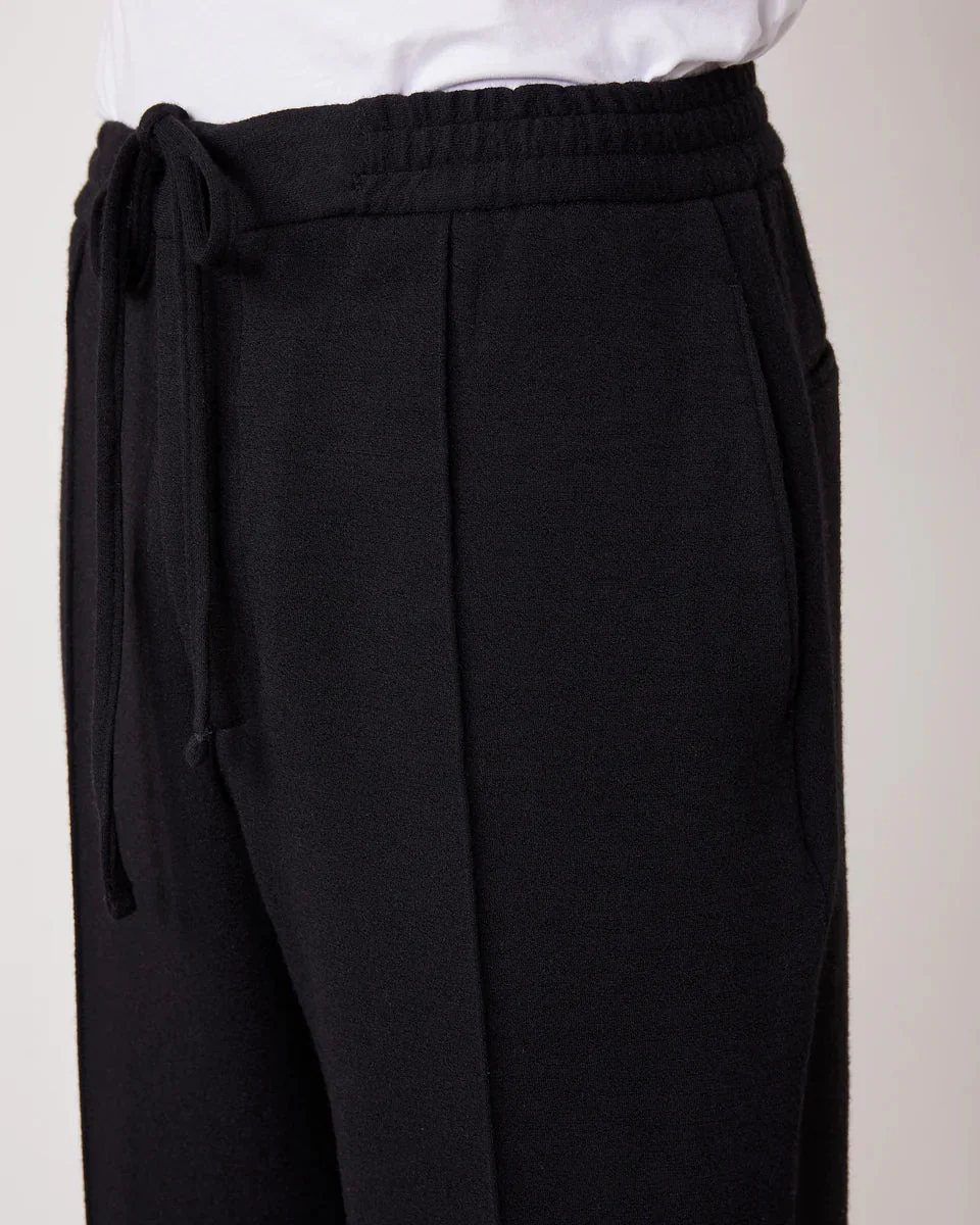 Walter Italian Jersey Cotton Wool Pants Dark Navy (Final Sale) - Image 4