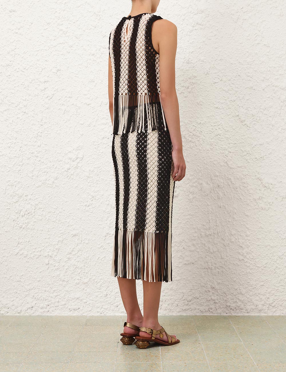 Wanderlust Macrame Maxi Skirt - Image 4