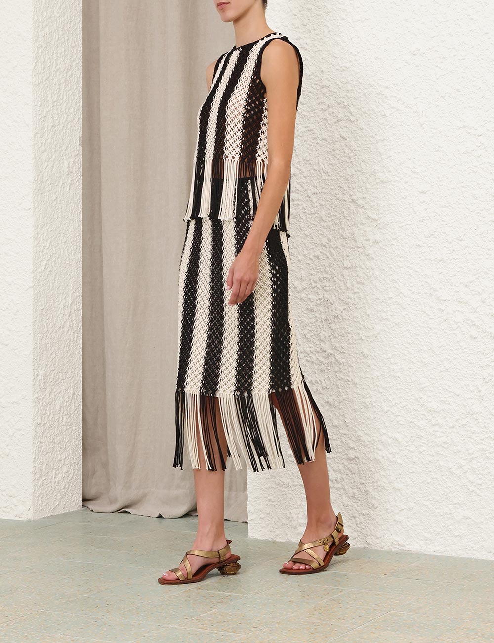 Wanderlust Macrame Tank - Image 3