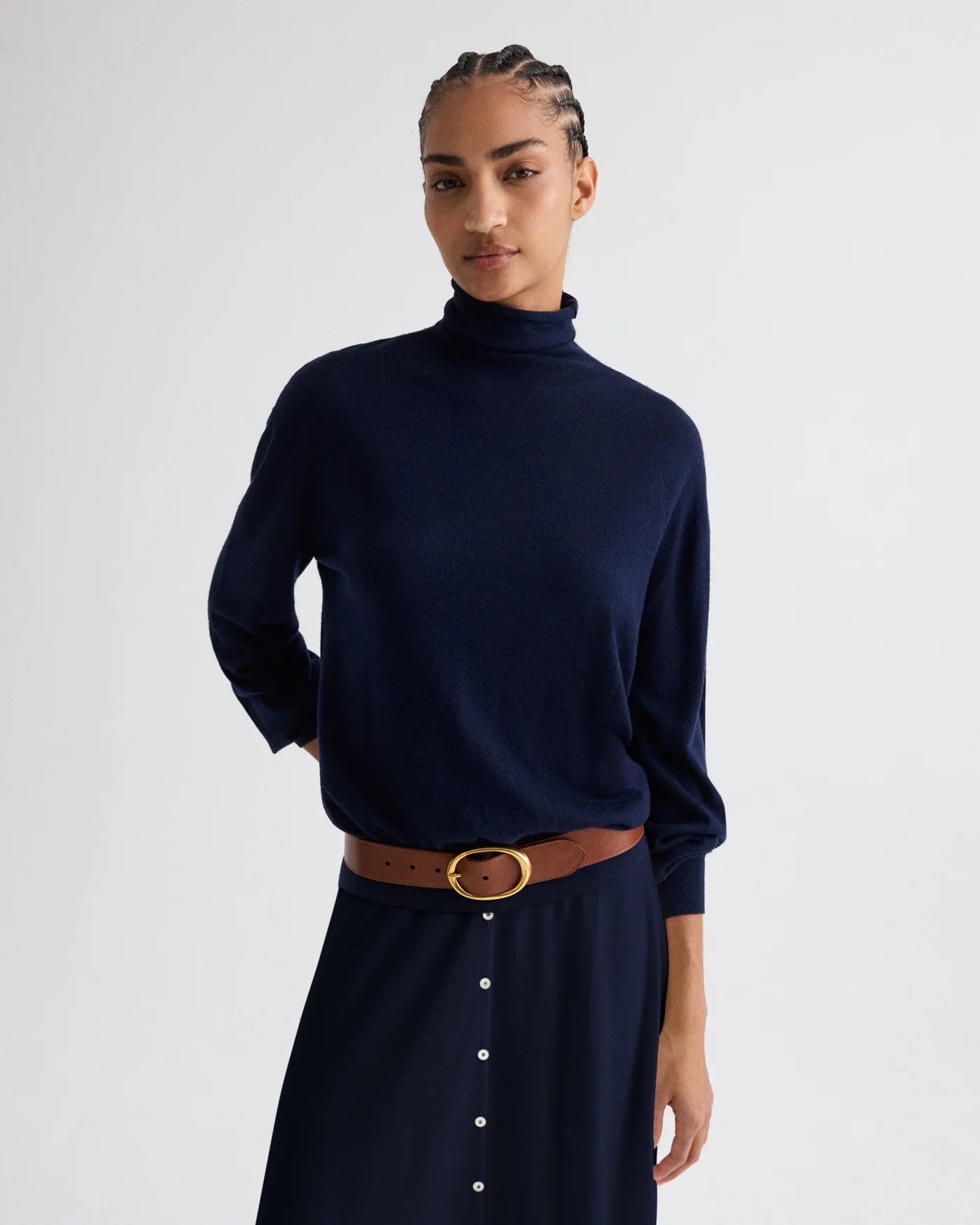 Wide Belt Cognac - Image 2