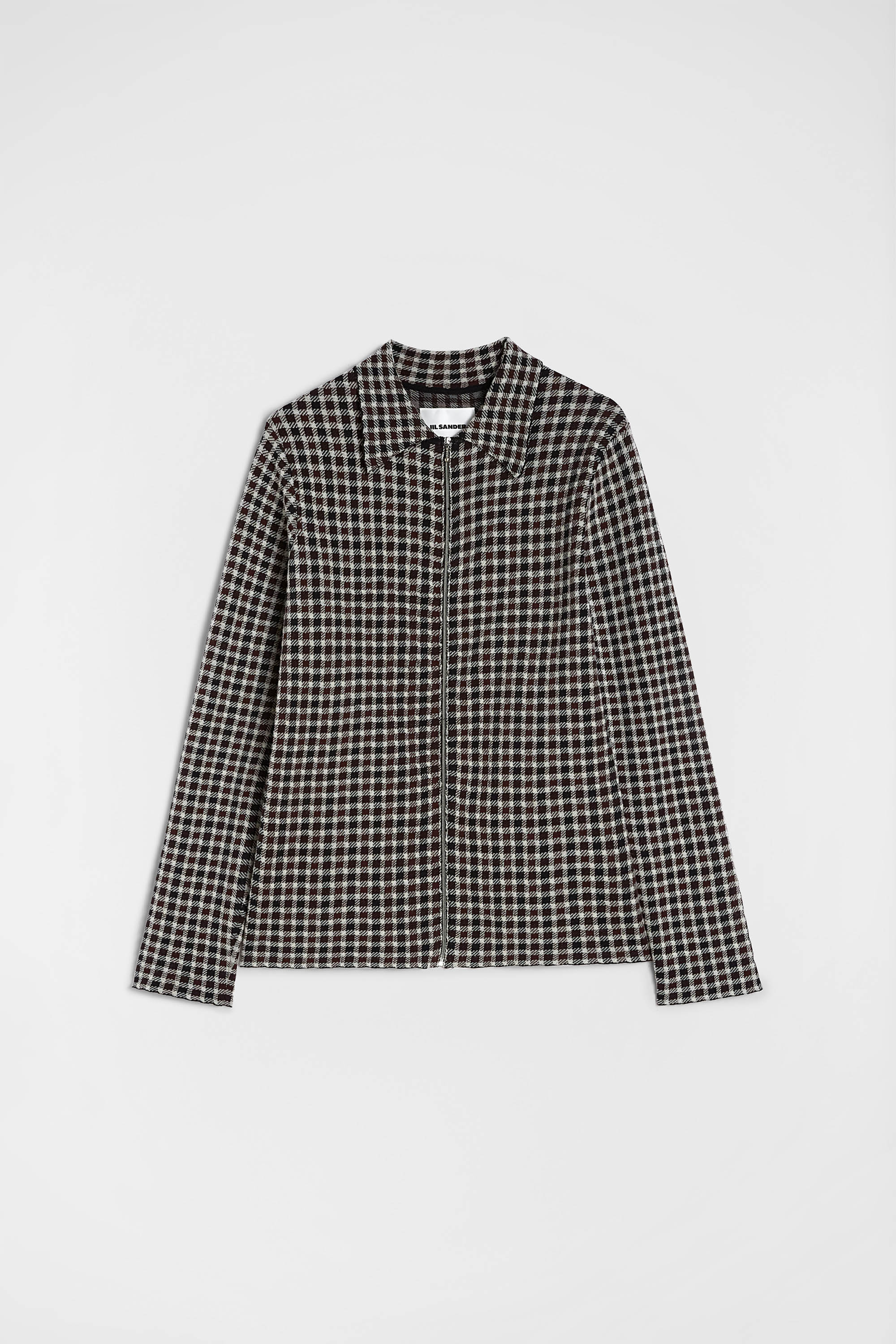 Wool Blend Zip-Up Shirt - Image 4