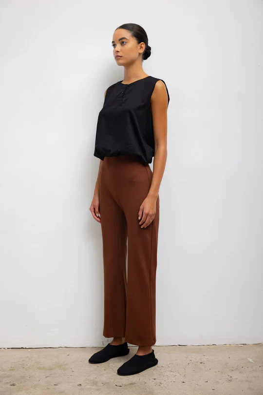 Yoko Sleeveless Button Blouson Black - Image 2
