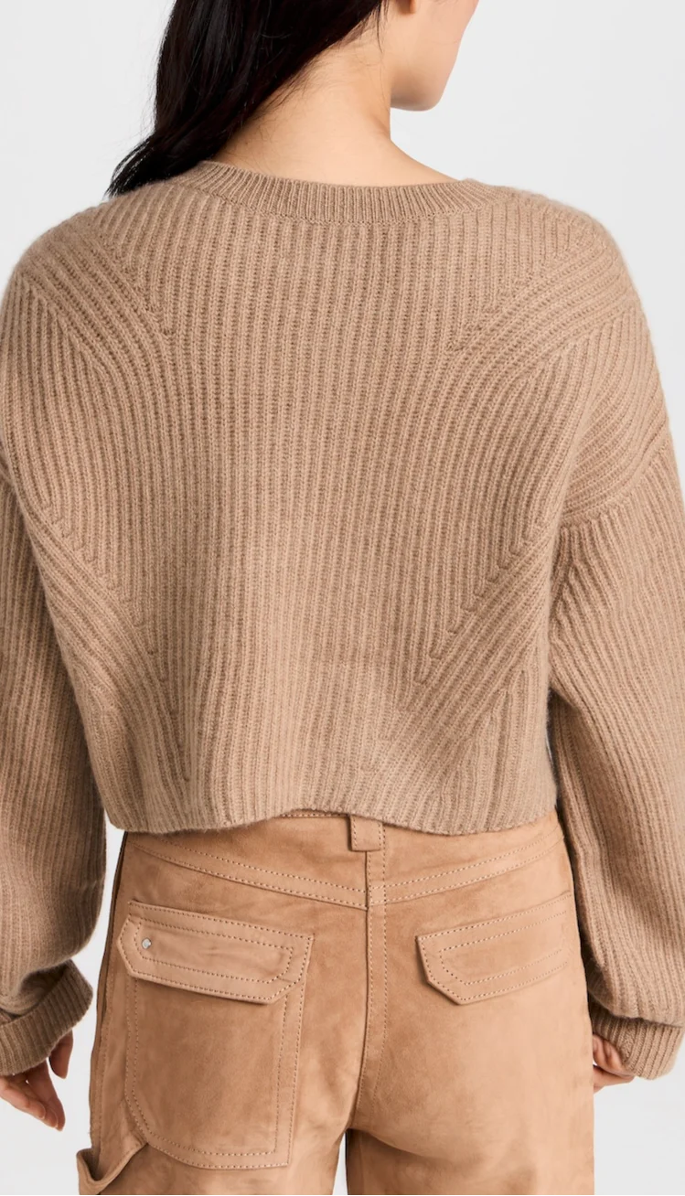 Yucutan Ribbed Sweater Camel - Image 3
