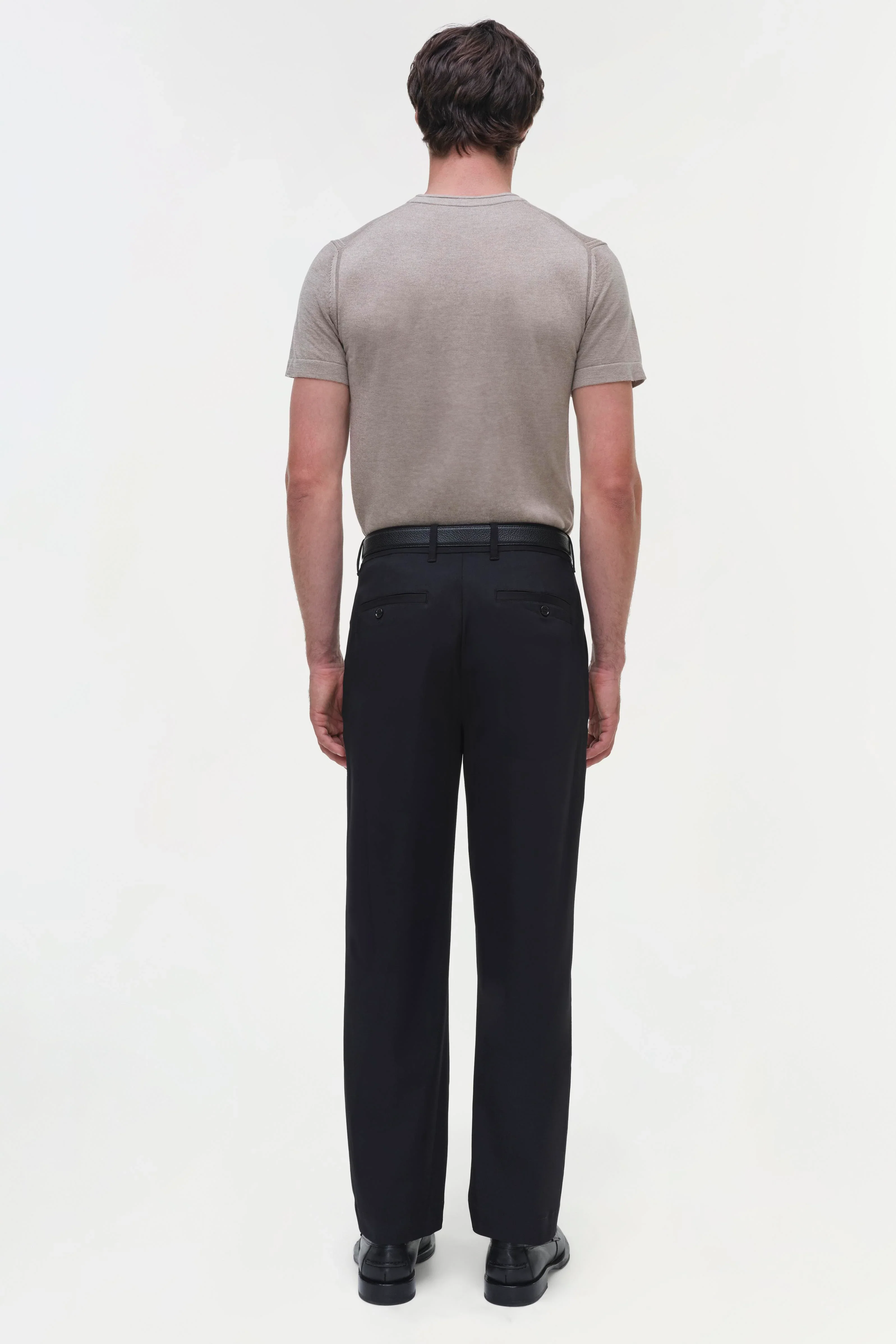 Zack Straight Leg Pants Black (Final Sale) - Image 3