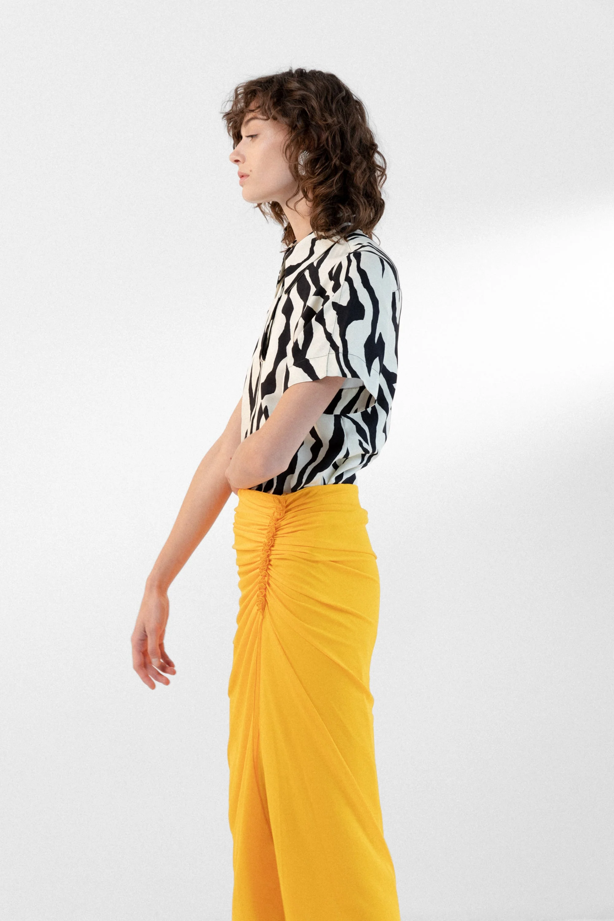 Zebra Print Polo Shirt (Final Sale) - Image 2